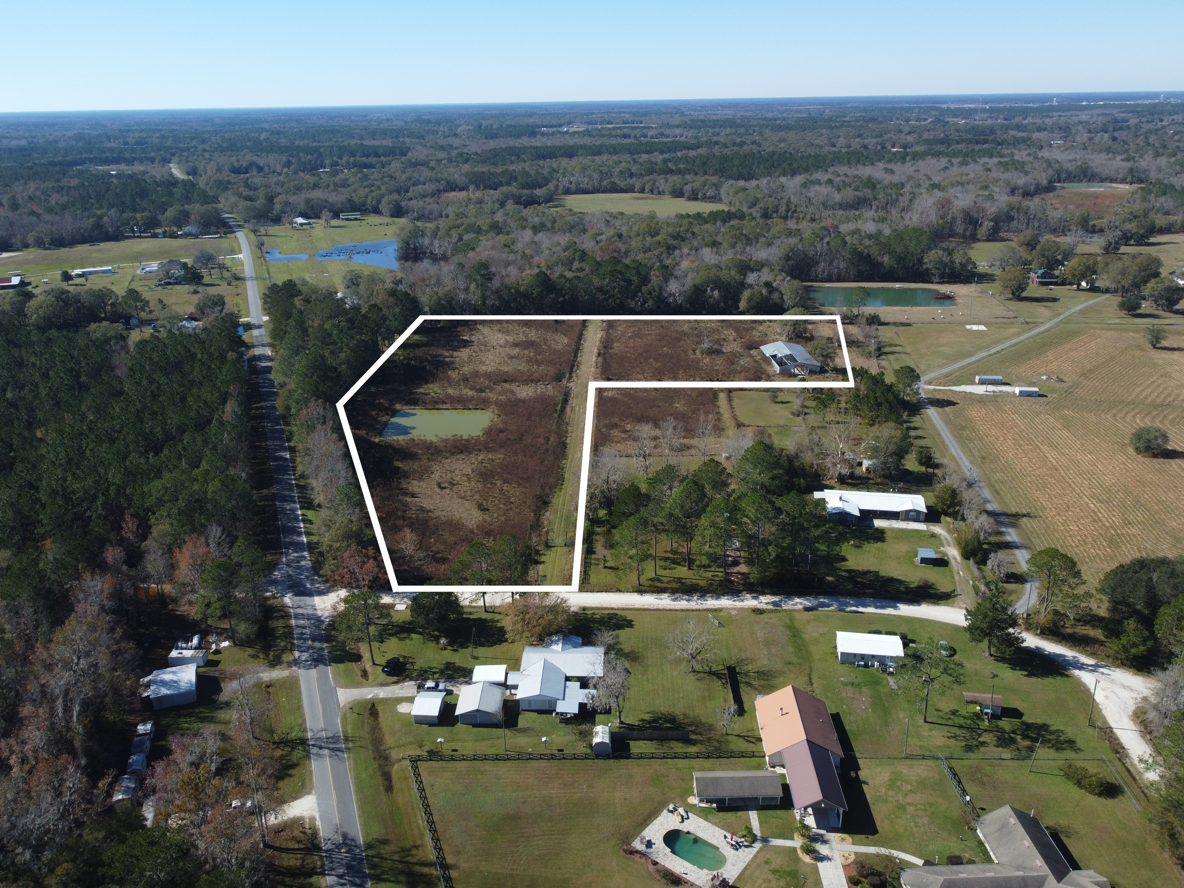 10.11 Acres In The Serene Town of Lawtey, FL